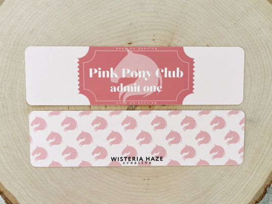 Pink Pony Club Bookmark