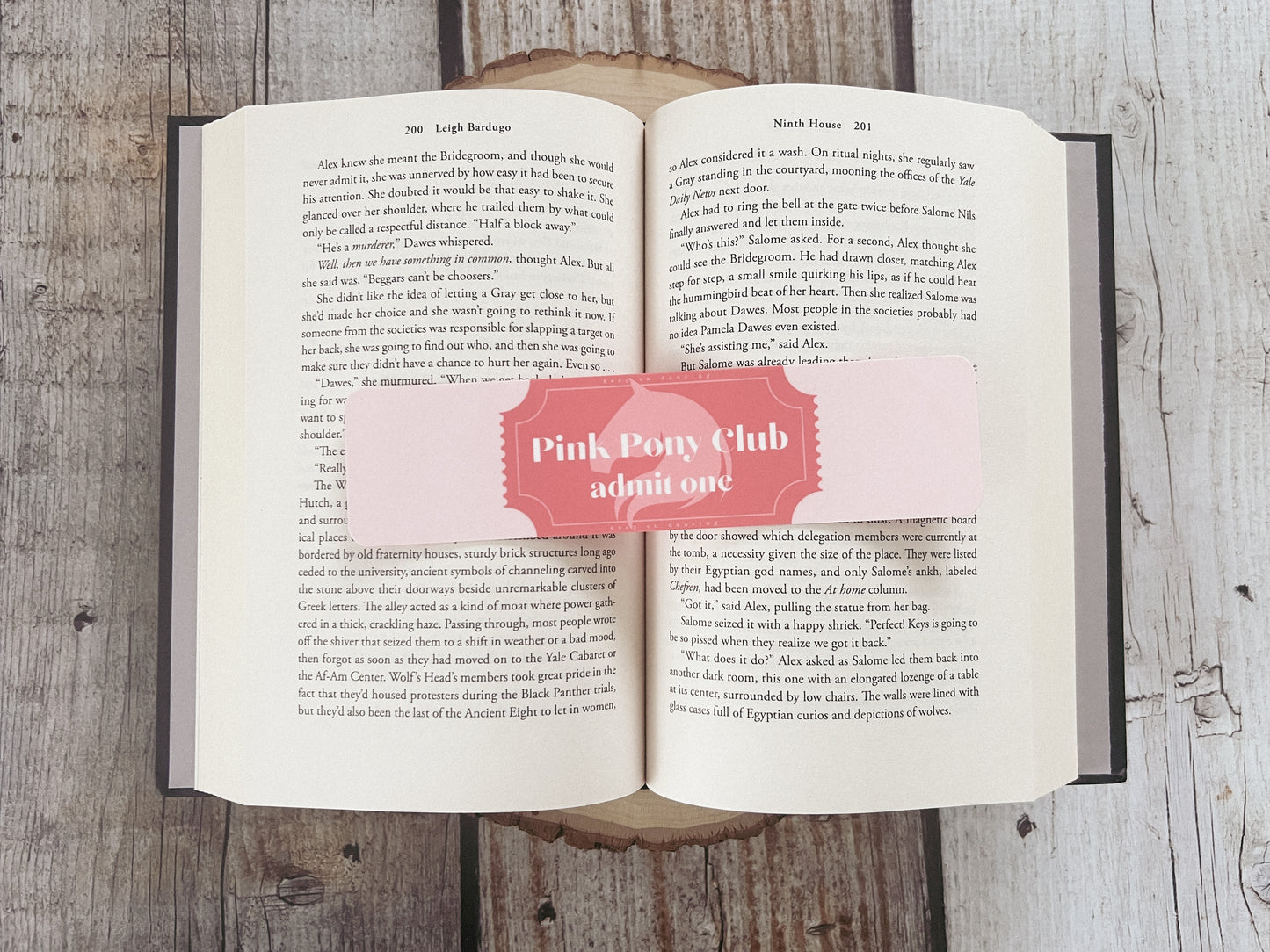 Pink Pony Club Bookmark