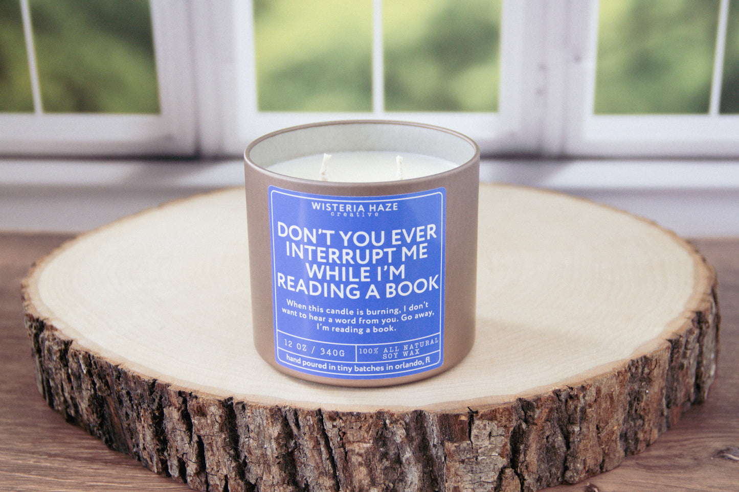 Don't You Ever Interrupt Me While I'm Reading a Book Candle