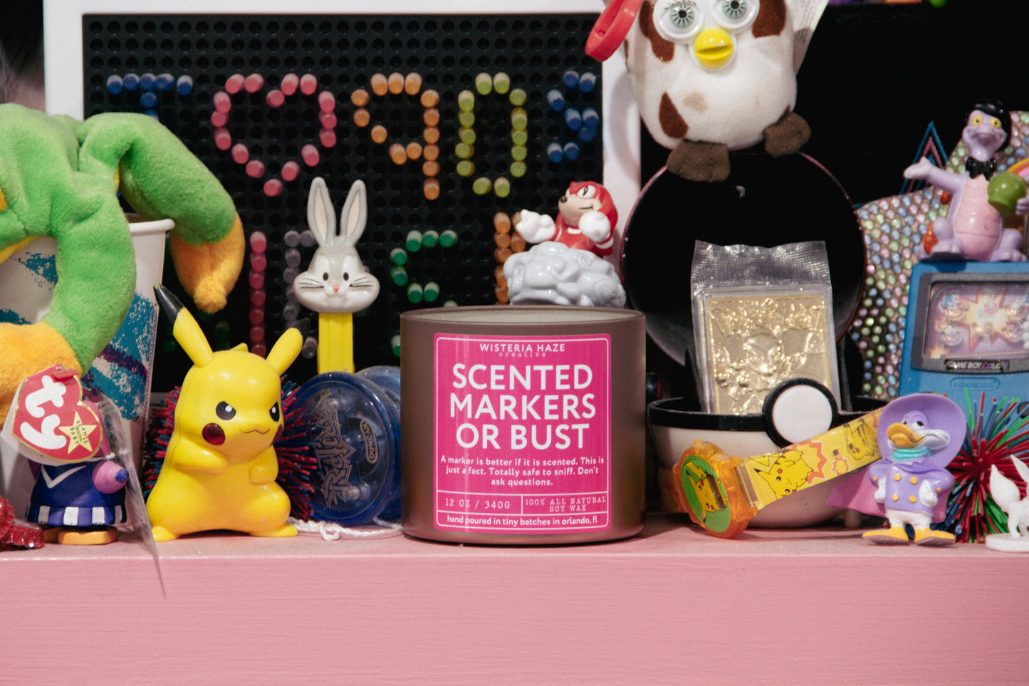 Scented Markers or Bust Candle