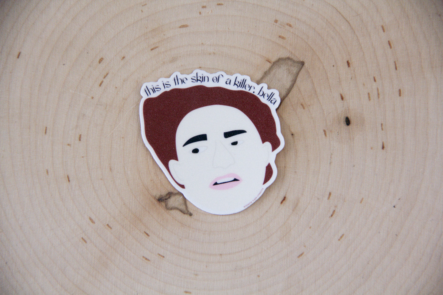 This Is The Skin of a Killer Sticker