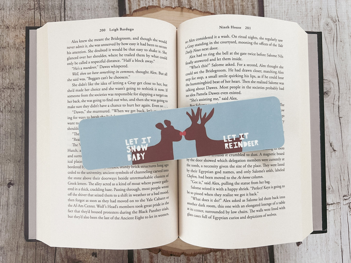 Let It Snow Baby, Let It Reindeer Bookmark