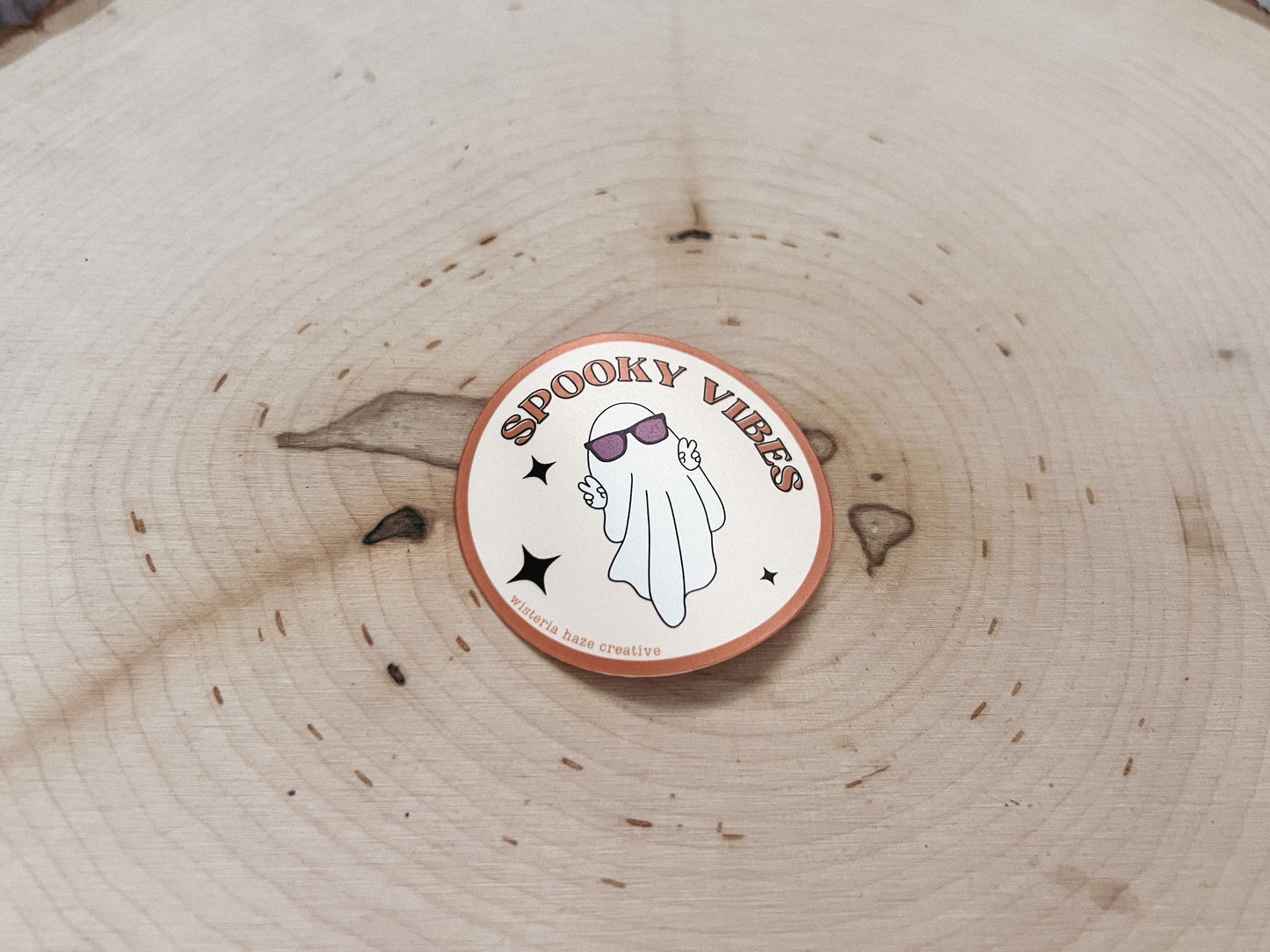 Spooky Vibes Matte Sticker