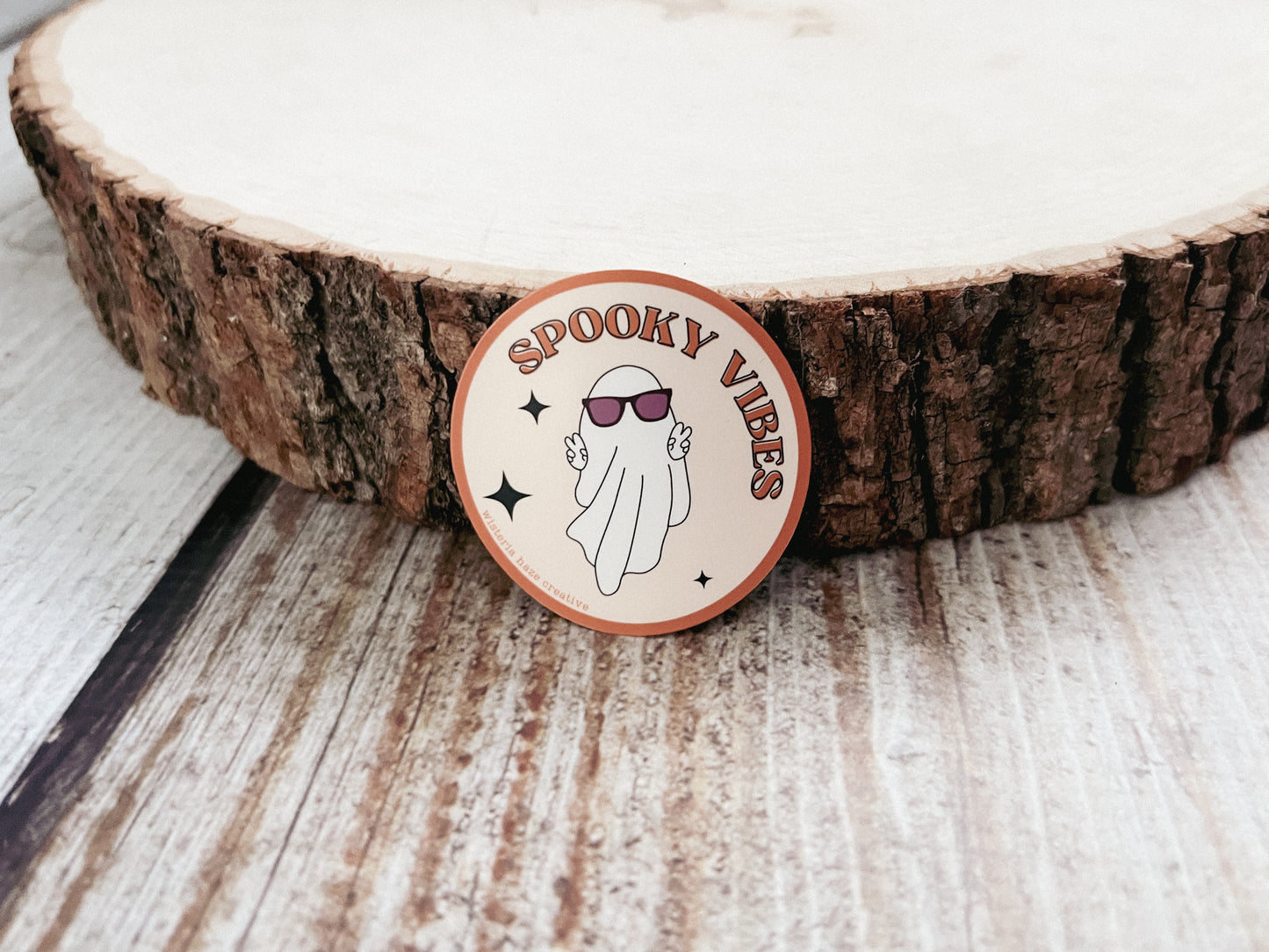 Spooky Vibes Matte Sticker