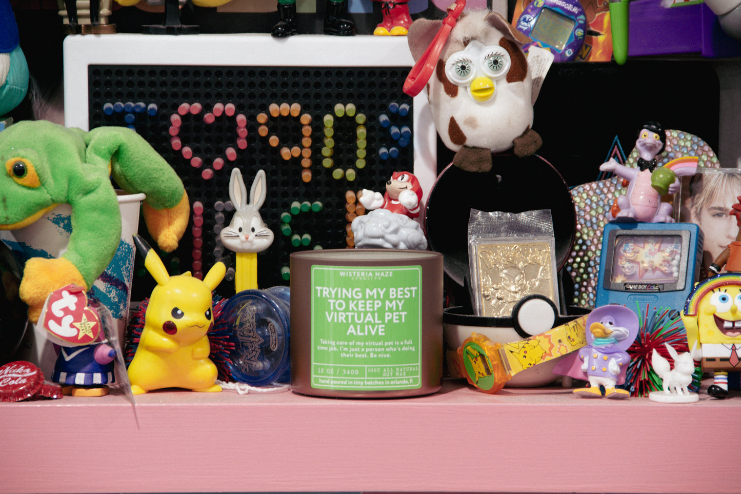 Trying My Best to Keep My Virtual Pet Alive Candle